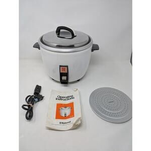 Vintage National RICE-O-MAT 8 Cup Rice Cooker SR-15EGH w/ Strainer Made in Japan